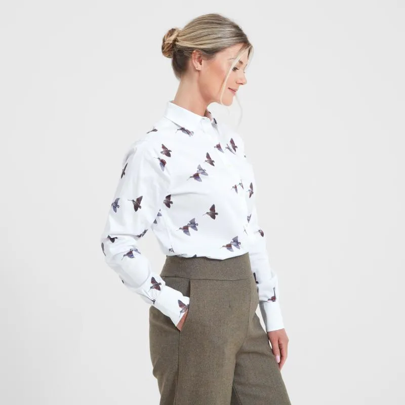 Schoffel Owen Williams Ladies Shirt - Woodcock Print