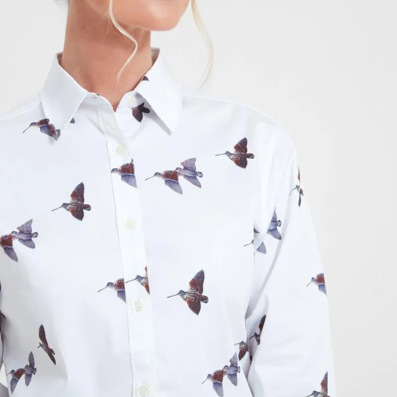 Schoffel Owen Williams Ladies Shirt - Woodcock Print