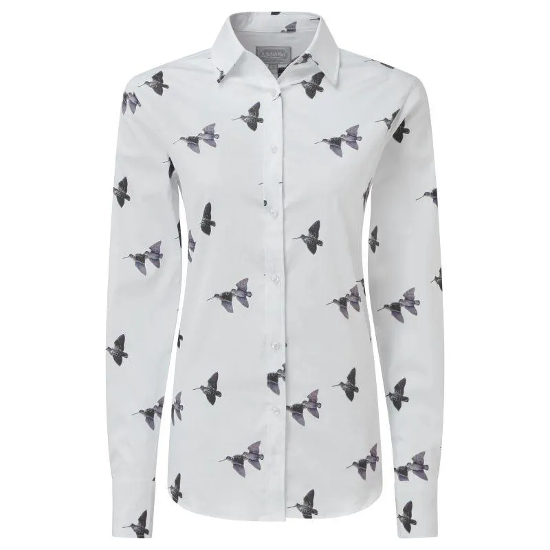 Schoffel Owen Williams Ladies Shirt - Woodcock Print