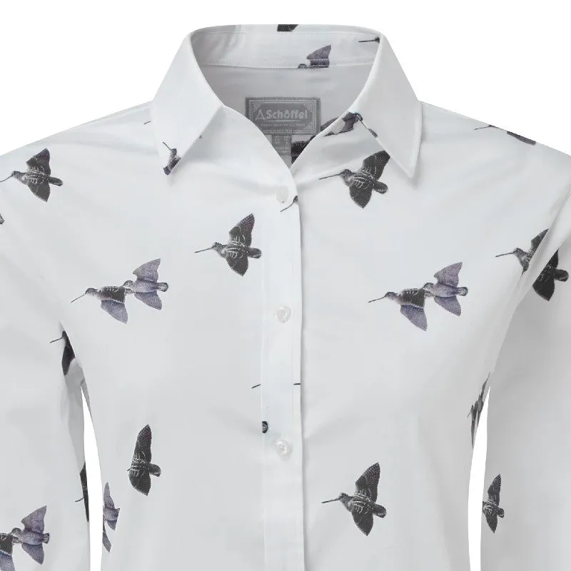 Schoffel Owen Williams Ladies Shirt - Woodcock Print