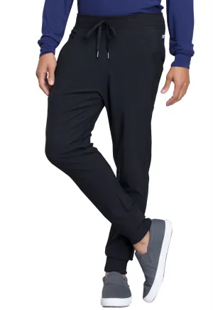 Scrub Pants - Cherokee Infinity Men's Mid Rise Jogger - Black, CK004A