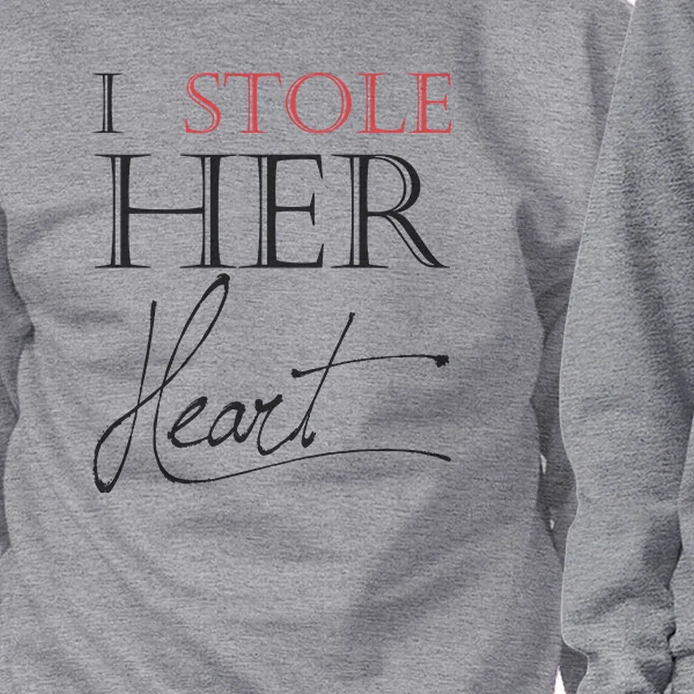 Stealing Last Name Matching Sweatshirt Pullover Cute Honeymoon Gift