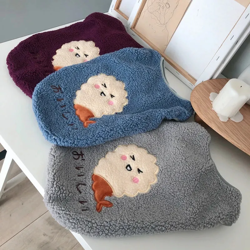 Tempura Dog Clothes - Lovely Japanese Tempura Dog Sweater - Shrimp Tempura Themed Winter Wear for Dogs