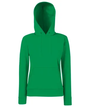 Womens Classic 80/20 hooded sweatshirt | Kelly Green