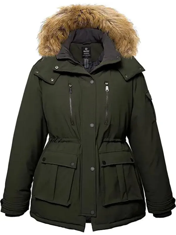 Women's Plus Size Puffer Jacket