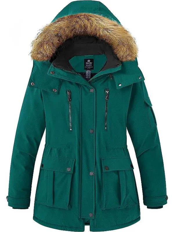 Women's Plus Size Puffer Jacket