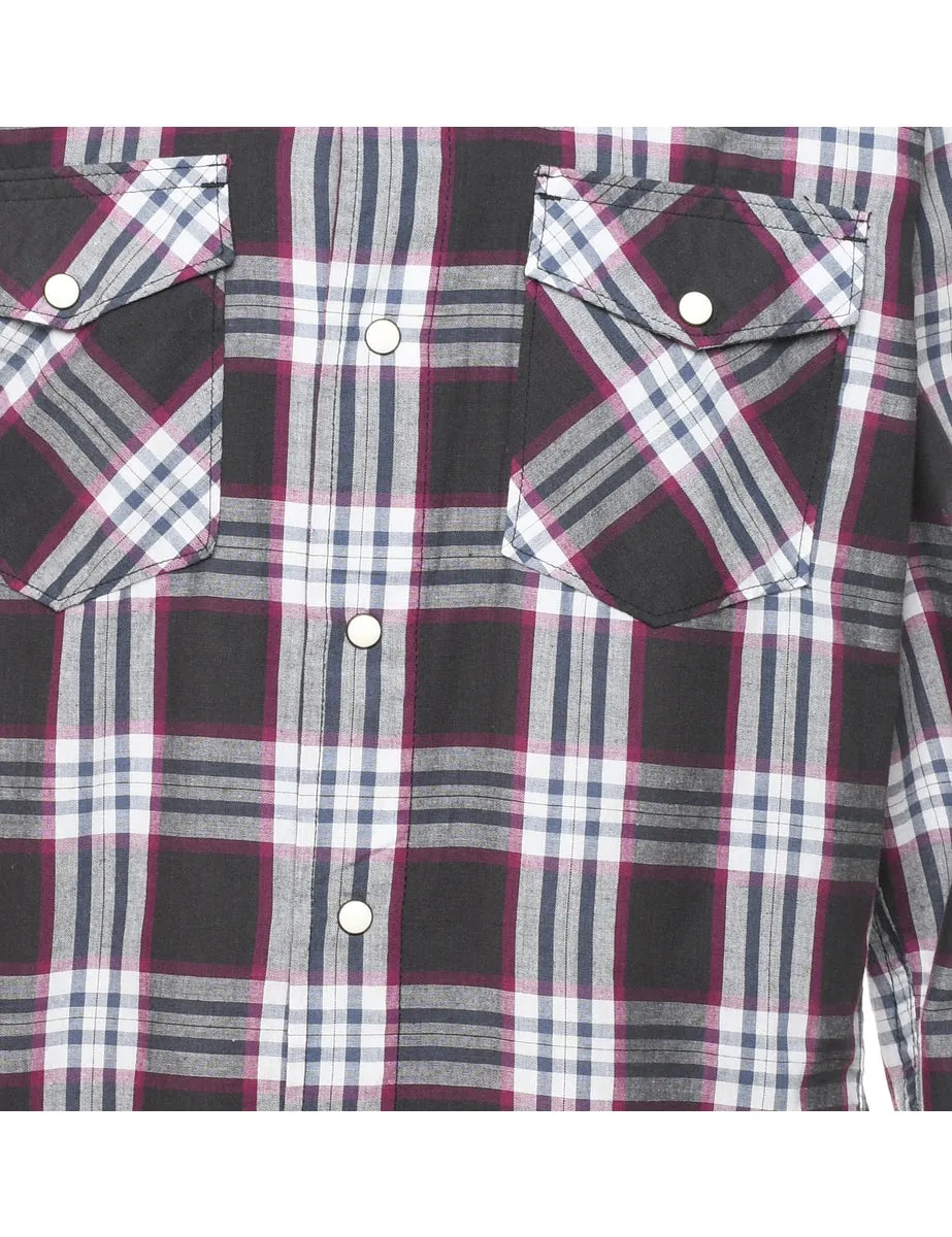 Wrangler Long Sleeved Checked Shirt - S