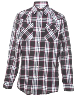 Wrangler Long Sleeved Checked Shirt - S